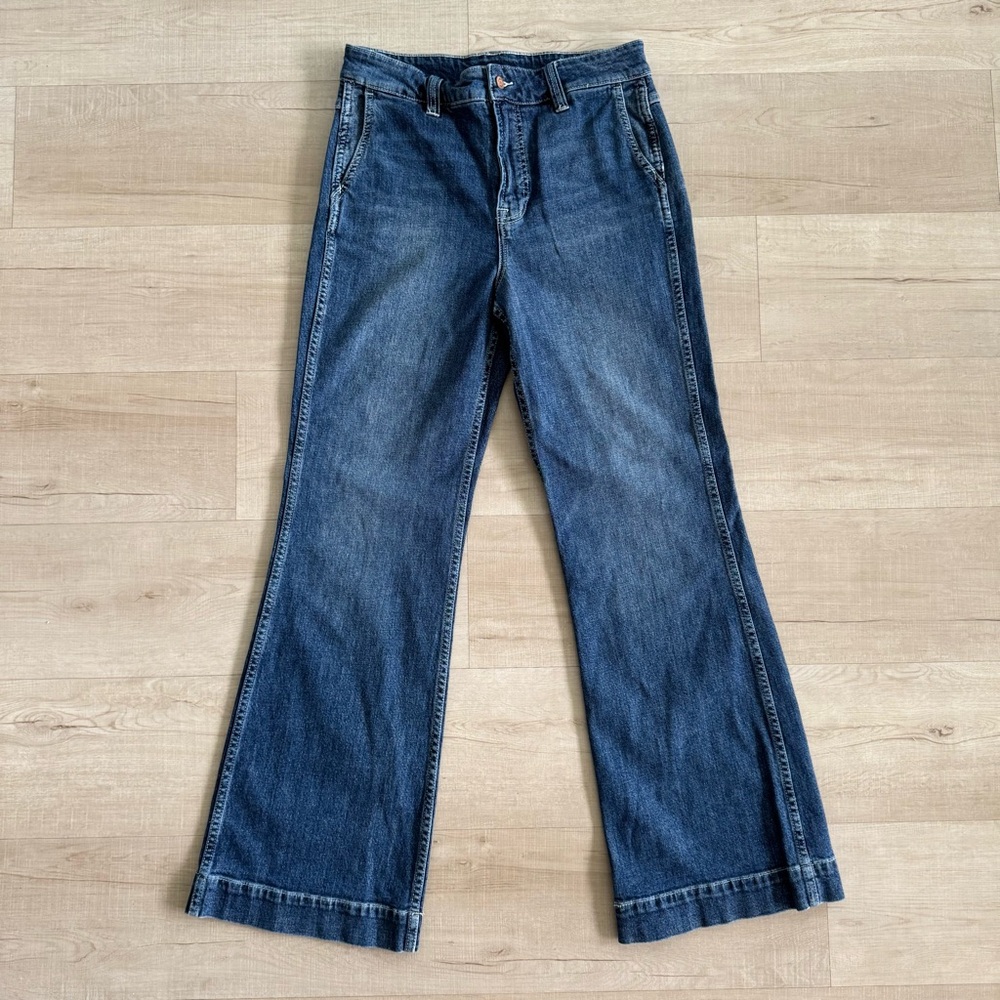 J. Crew Blue Flare & Wide Leg Jeans